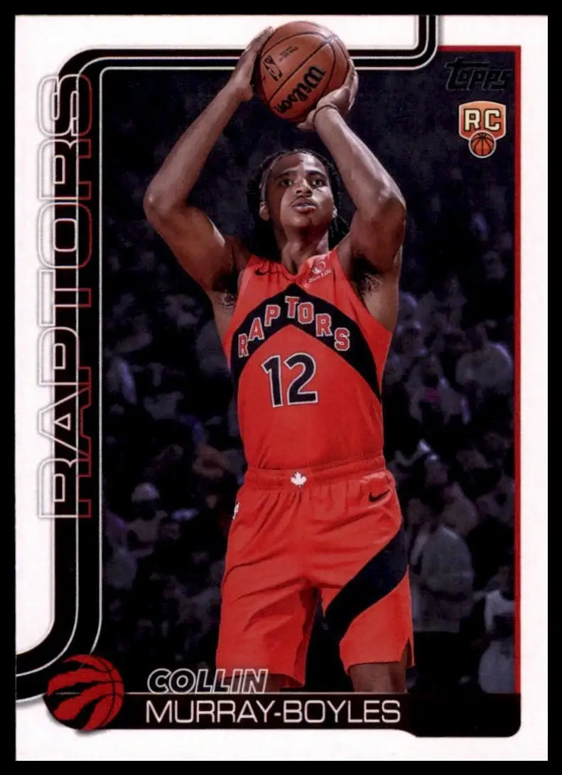 2025-26 Topps Collin Murray Boyles Rookie #209 Toronto Raptors Basketball Card - Basketball Card Single