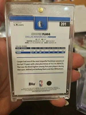 2025-26 Topps - Cooper Flagg #201 (RC) - Basketball Card Single