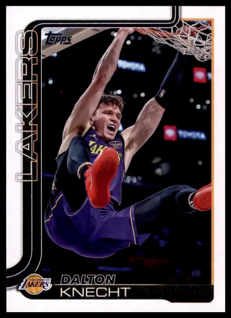 2025-26 Topps Dalton Knecht #153 Los Angeles Lakers Basketball Card NBA Sports - Basketball Card Single