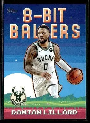 2025-26 Topps Damian Lillard #8B-8 8-Bit Ballers Milwaukee Bucks