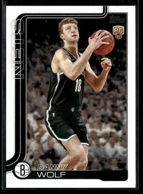 2025-26 Topps Danny Wolf #227 RC Brooklyn Nets