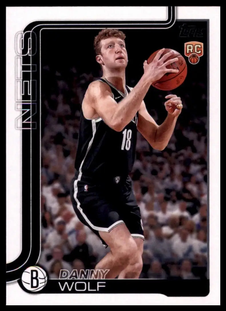 2025-26 Topps Danny Wolf Rookie #227 Brooklyn Nets Basketball Card NBA Sports - Basketball Card Single