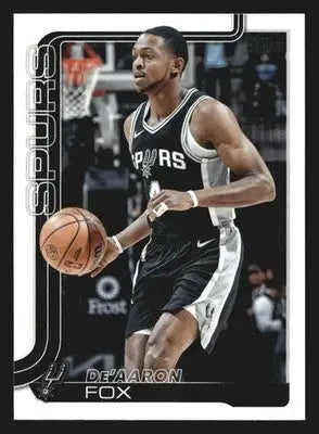 2025-26 Topps De’Aaron Fox #196 San Antonio Spurs - Basketball Card Single