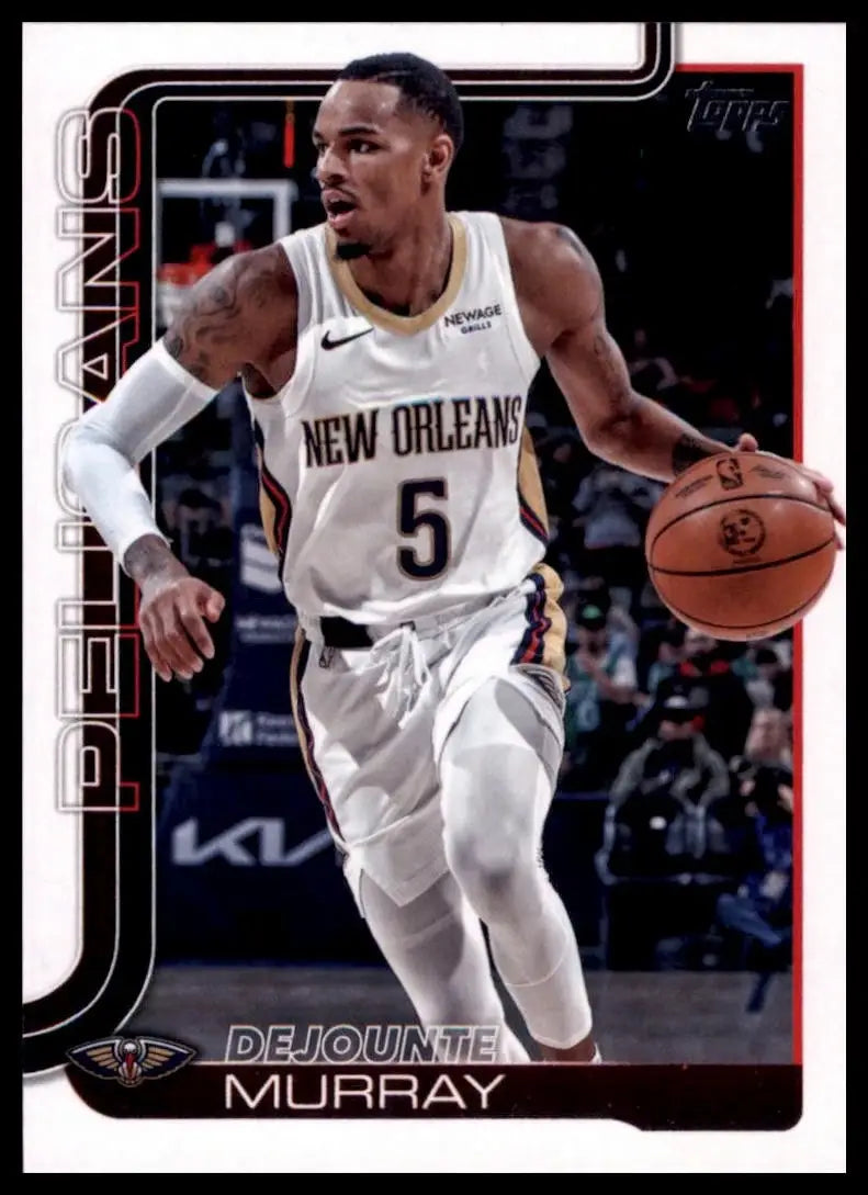 2025-26 Topps Dejounte Murray #192 New Oreleans Pelicans Basketball Card NBA
