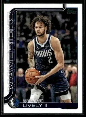 2025-26 Topps Dereck Lively II #172 Dallas Mavericks
