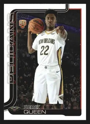 2025-26 Topps Derik Queen #213 RC New Orleans Pelicans Rookie - Basketball Card Single