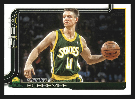 2025-26 Topps Detlef Schrempf #270 Seattle SuperSonics - Basketball Card Single
