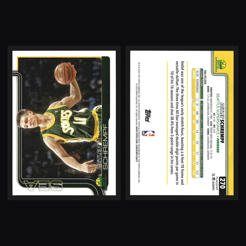 2025-26 Topps Detlef Schrempf #270 Seattle SuperSonics - Basketball Card Single