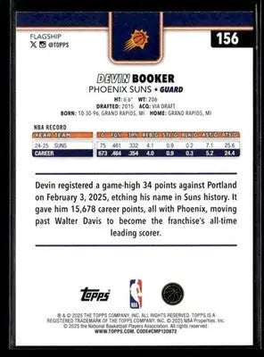 2025-26 Topps Devin Booker #156 Phoenix Suns