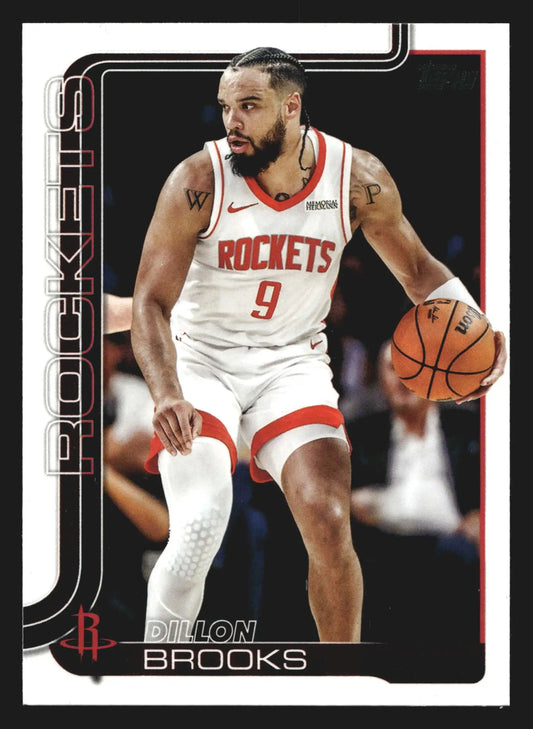 2025-26 Topps Dillon Brooks #181 Houston Rockets - Basketball Card Single