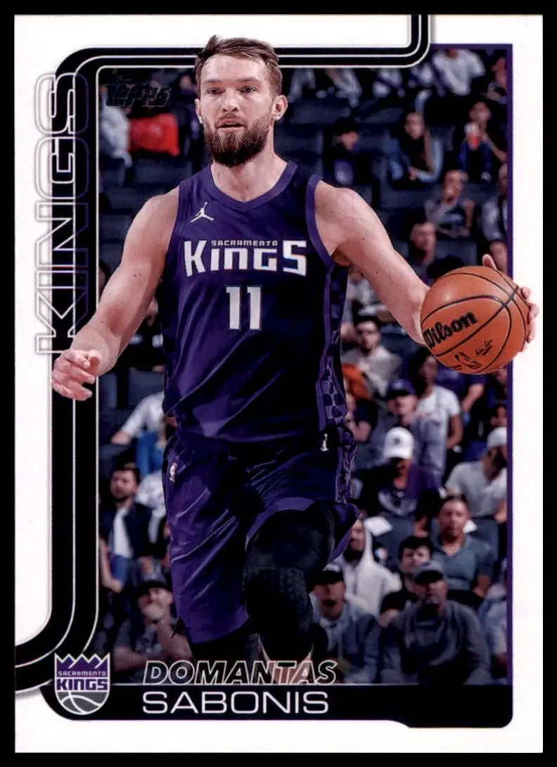 2025-26 Topps Domantas Sabonis #167 Sacramento Kings Basketball Card NBA Sports