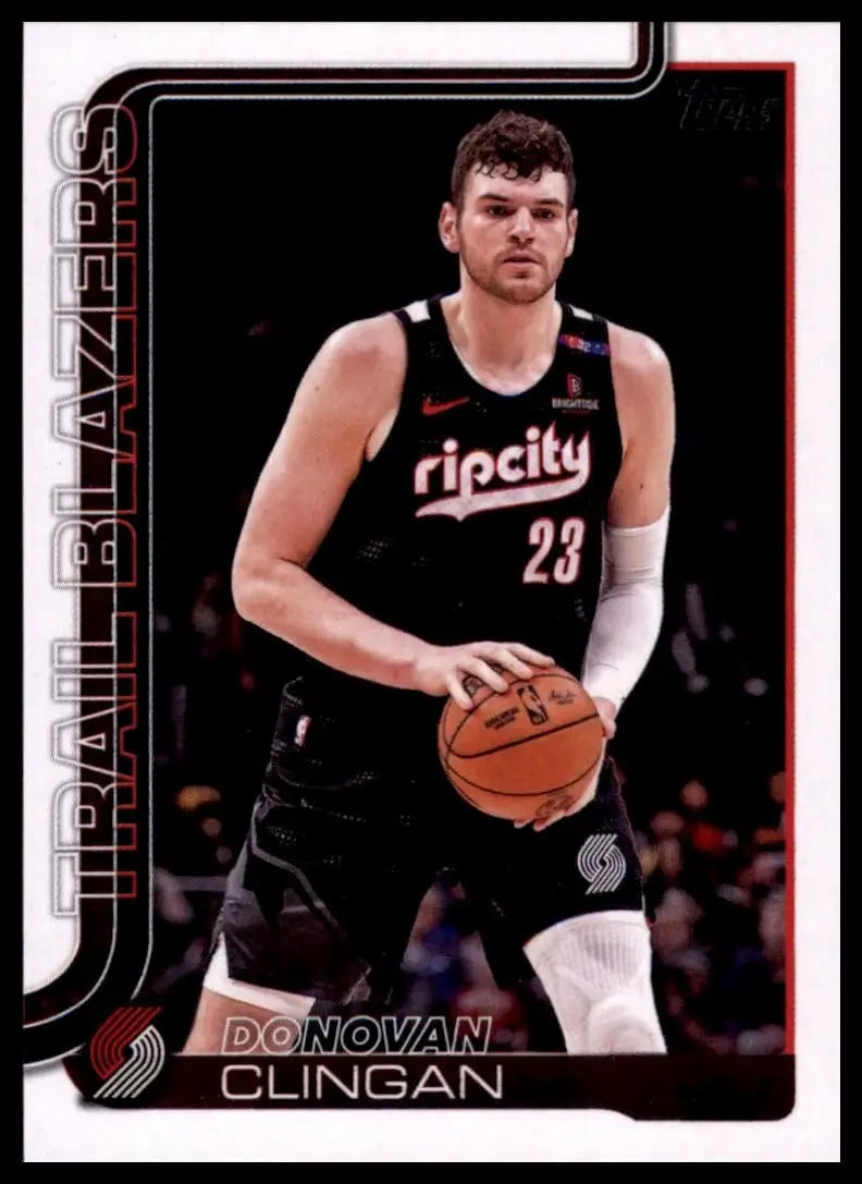 2025-26 Topps Donovan Clingan #126 Portland Trail Blazers Basketball Card NBA