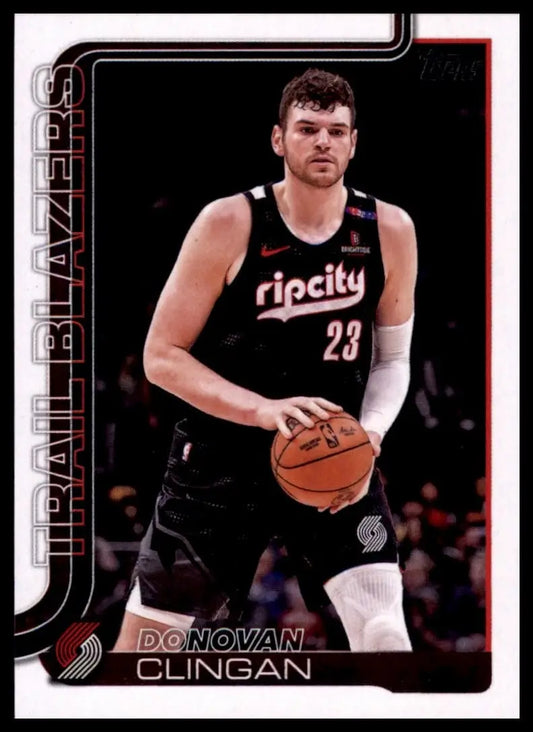 2025-26 Topps Donovan Clingan #126 Portland Trail Blazers Basketball Card NBA