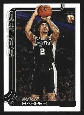 2025-26 Topps Dylan Harper #202 RC Rookie San Antonio Spurs - Basketball Card Single