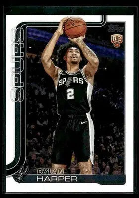 2025-26 Topps Dylan Harper #202 RC San Antonio Spurs - Basketball Card Single