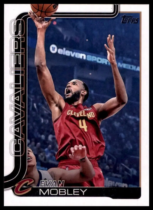 2025-26 Topps Evan Mobley #82 Cleveland Cavaliers Basketball Card NBA Sports