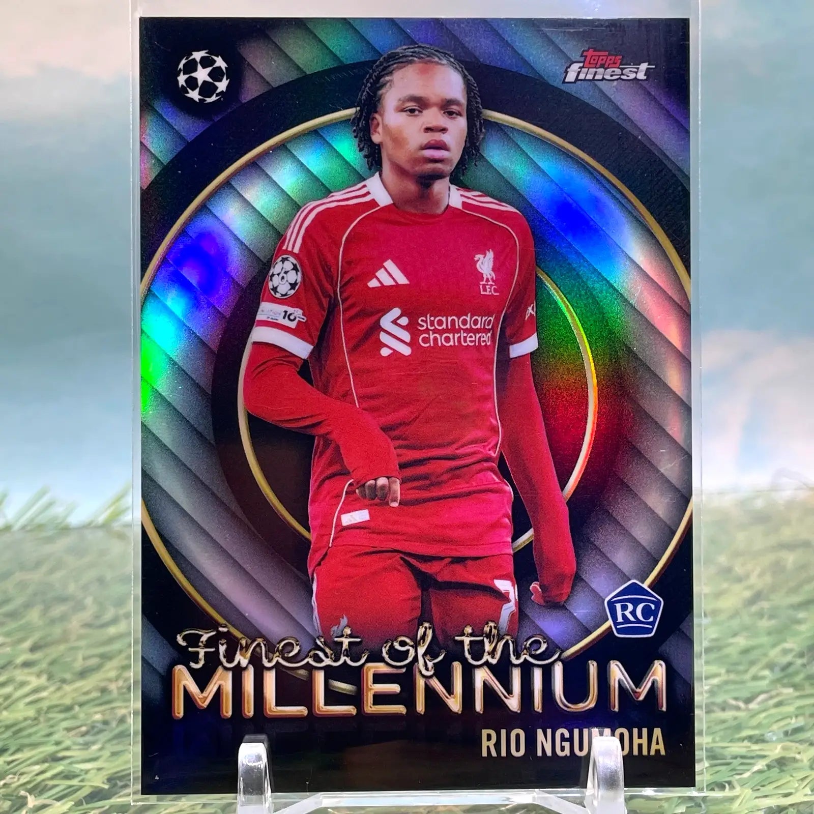 2025-26 Topps Finest UEFA CC Finest of the Millennium Rio Ngumoha Rookie (RC)