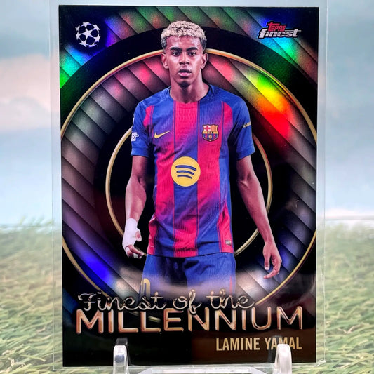 2025-26 Topps Finest UEFA Lamine Yamal Finest of The Millennium FC Barcelona - Soccer Card Single