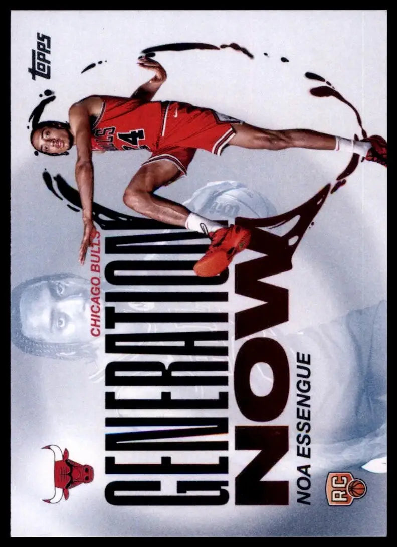 2025-26 Topps Generation Now Noa Essengue Rookie #GN-12 Chicago Bulls Basketball