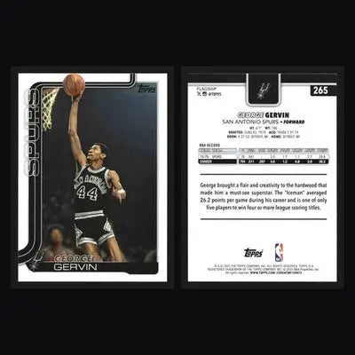2025-26 Topps George Gervin #265 San Antonio Spurs HOF - Basketball Card Single