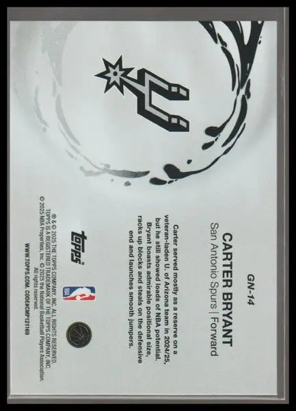 2025-26 Topps #GN-30 Yanic Konan-Niederhäuser Generation Now - Basketball Card Single