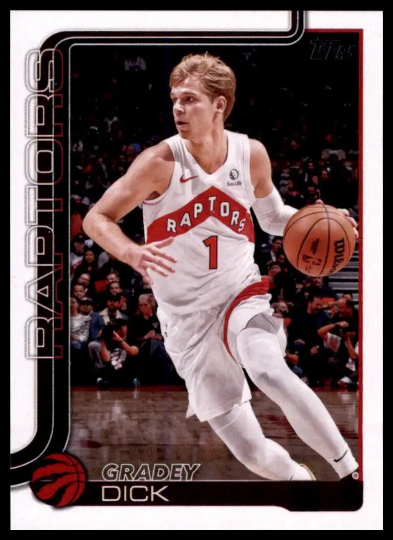 2025-26 Topps Gradey Dick #28 Toronto Raptors Basketball Card NBA Sports - Basketball Card Single
