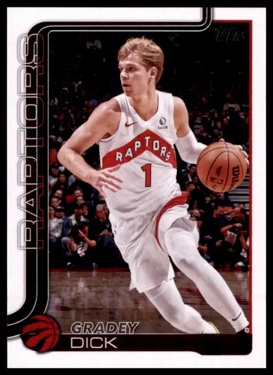 2025-26 Topps Gradey Dick #28 Toronto Raptors Basketball Card NBA Sports