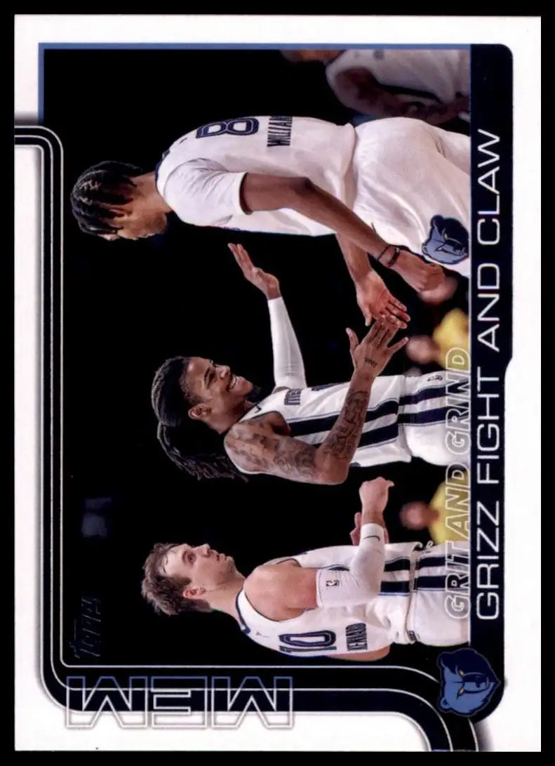2025-26 Topps Grit And Grind #298 Memphis Grizzlies Basketball Card NBA Sports - Basketball Card Single