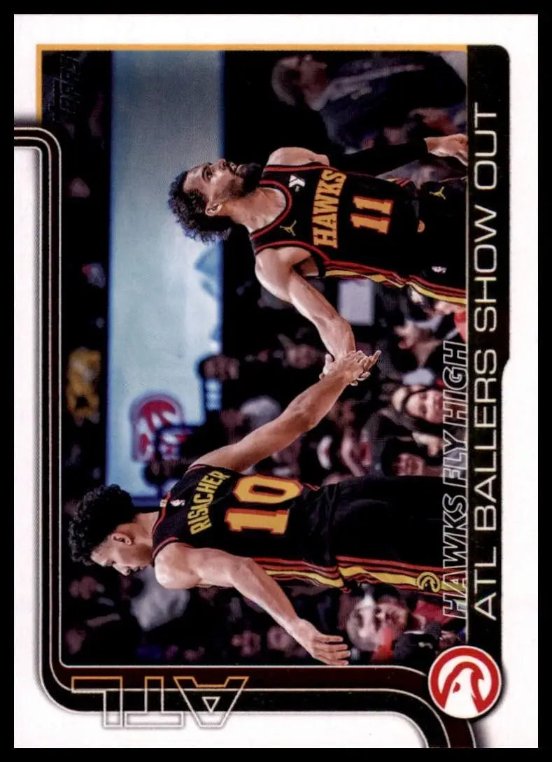 2025-26 Topps Hawks Fly High #282 Atlanta Hawks Basketball Card NBA Sports - Basketball Card Single