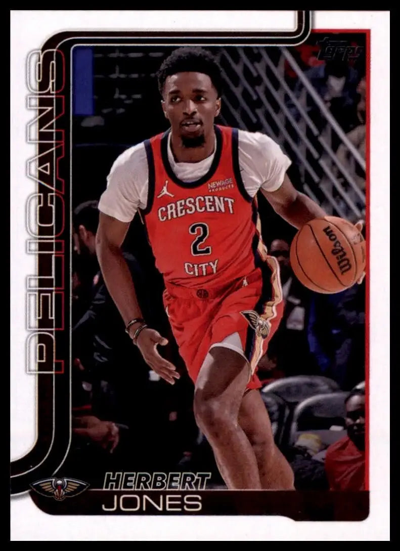 2025-26 Topps Herbert Jones #189 New Oreleans Pelicans Basketball Card NBA Sport - Basketball Card