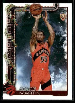 2025-26 Topps Holiday Alijah Martin #H199 RC Toronto Raptors - Basketball Card Single
