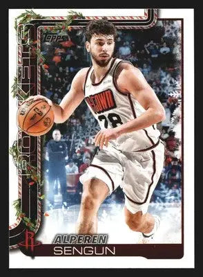 2025-26 Topps Holiday Alperen Sengun #H145 Houston Rockets - Basketball Card Single