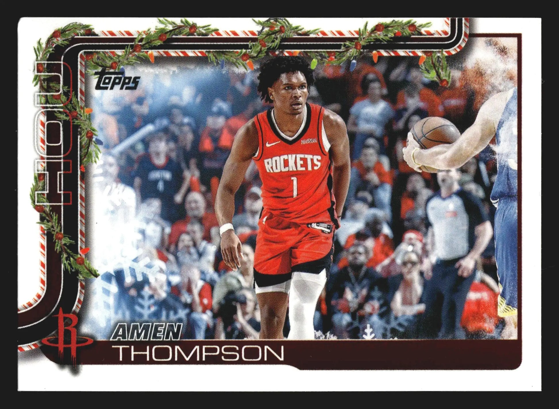 2025-26 Topps Holiday Amen Thompson #H141 Houston Rockets - Basketball Card Single