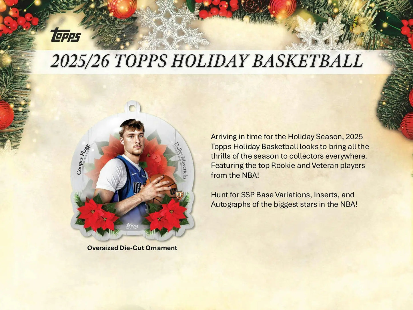 2025-26 Topps Holiday Basketball Mega Box | Columbia Sports Cards - Sports Card Hobby Boxes