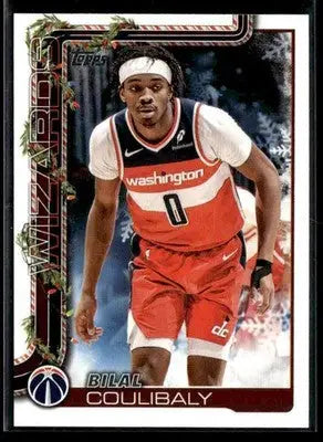 2025-26 Topps Holiday Bilal Coulibaly #H74 Washington Wizards - Basketball Card Single