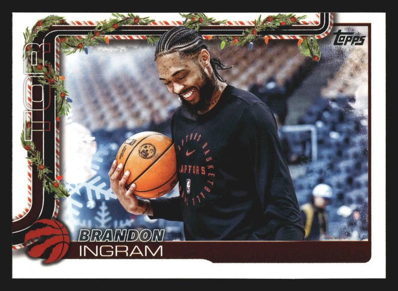 2025-26 Topps Holiday Brandon Ingram #H24 Toronto Raptors