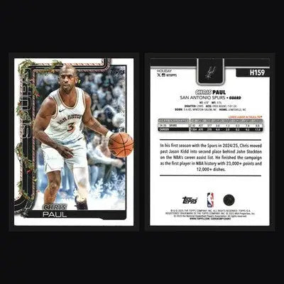 2025-26 Topps Holiday Chris Paul #H159 San Antonio Spurs - Basketball Card Single