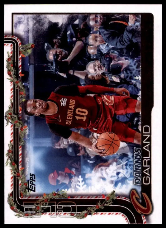 2025-26 Topps Holiday Darius Garland #H64 Cleveland Cavaliers Basketball Card