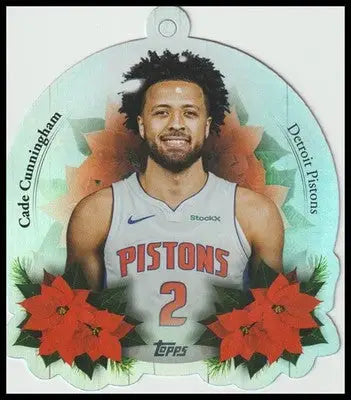 2025-26 Topps Holiday #DCO-CC Cade Cunningham Oversized Die Cut Ornaments