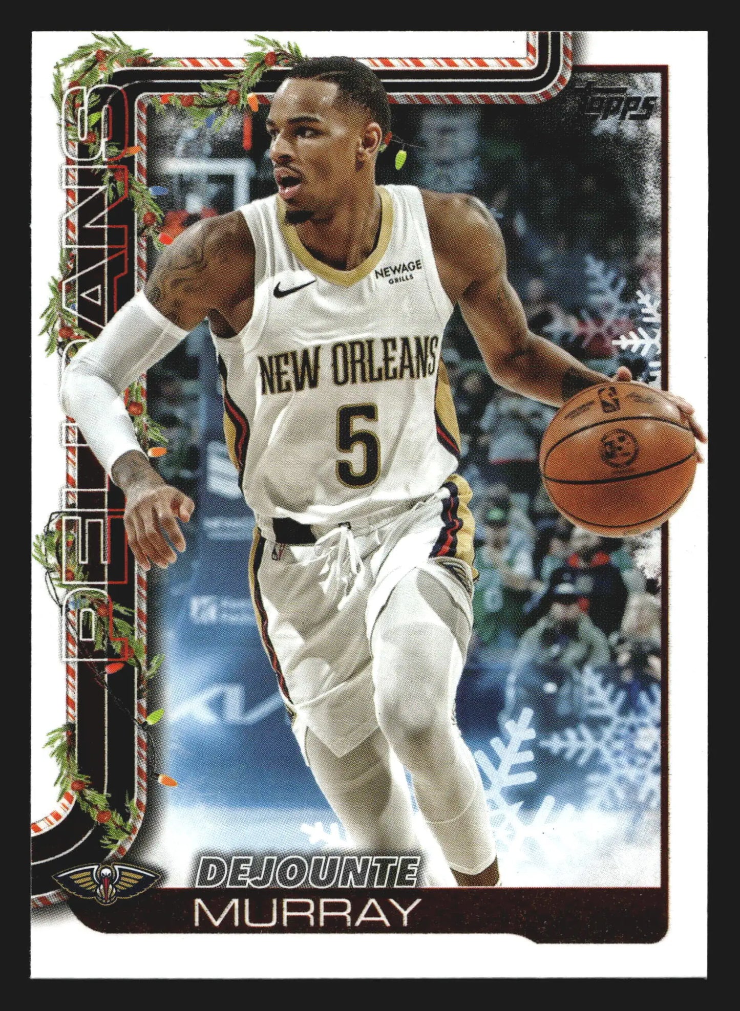 2025-26 Topps Holiday Dejounte Murray #H154 New Orleans Pelicans