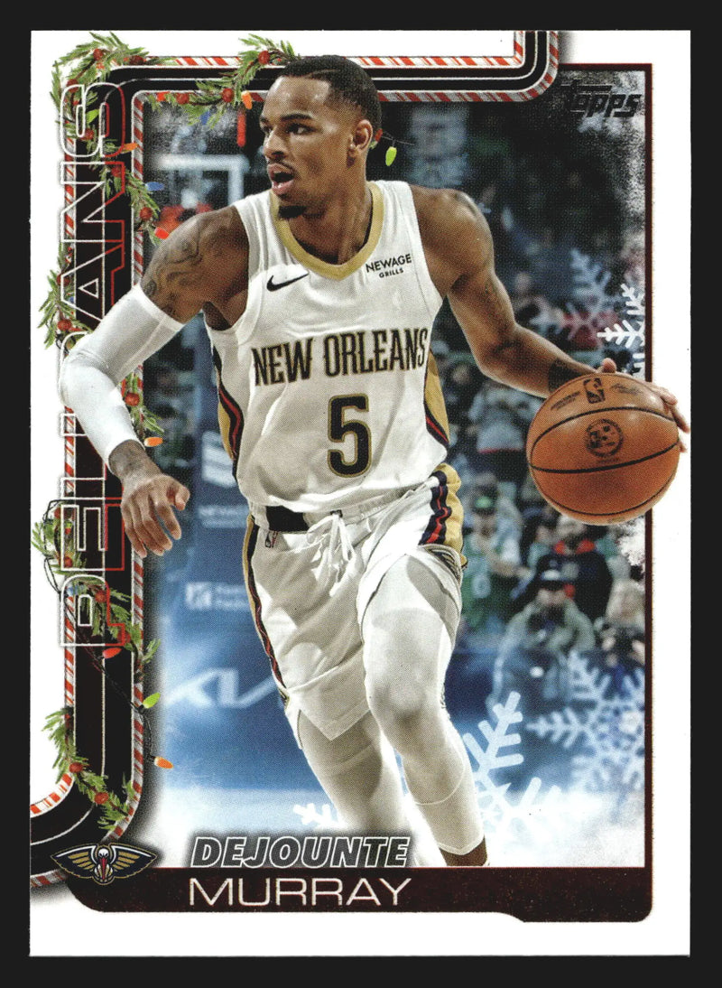 2025-26 Topps Holiday Dejounte Murray #H154 New Orleans Pelicans