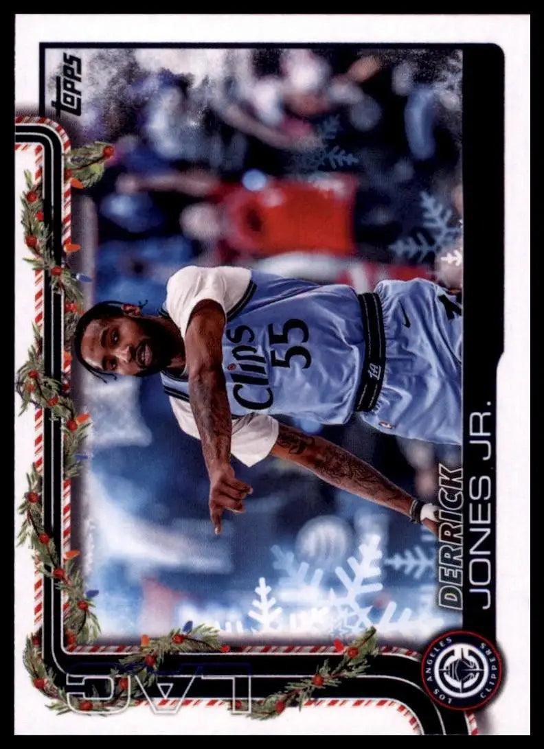 2025-26 Topps Holiday Derrick Jones Jr #H117 Los Angeles Clippers Basketball NBA - Basketball Card Single