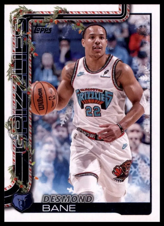 2025-26 Topps Holiday Desmond Bane #H149 Memphis Grizzlies Basketball Card NBA