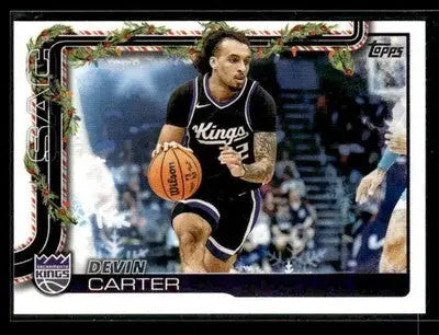 2025-26 Topps Holiday Devin Carter #H132 Base Sacramento Kings - Basketball Card Single