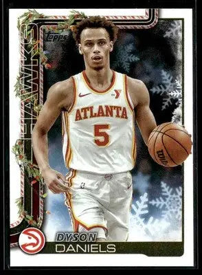 2025-26 Topps Holiday Dyson Daniels #H51 Base Atlanta Hawks - Basketball Card Single