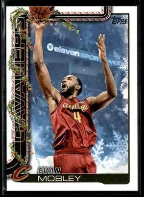 2025-26 Topps Holiday Evan Mobley #H65 Base Cleveland Cavaliers - Basketball Card Single