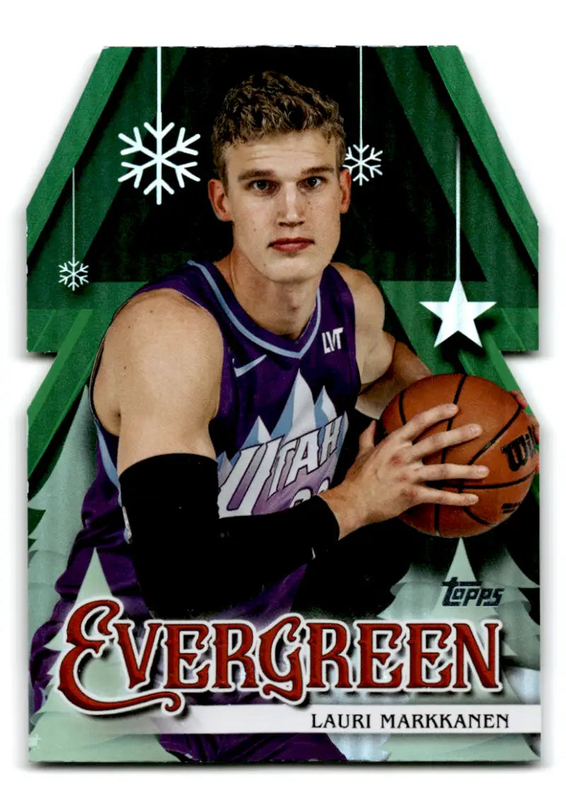 2025-26 Topps Holiday Evergreen #EV-LM Lauri Markkanen NM-MT Jazz ID:80188 - Basketball Card Single