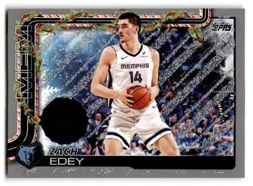 2025-26 Topps Holiday Glitter Holiday #H150 Zach Edey NM-MT Grizzlies ID:80865 - Basketball Card Single