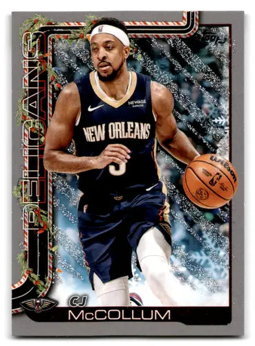 2025-26 Topps Holiday Glitter Holiday #H155 CJ McCollum NM-MT Pelicans ID:80866 - Basketball Card Single
