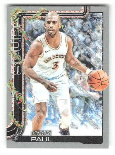 2025-26 Topps Holiday Glitter Holiday #H159 Chris Paul NM-MT Spurs ID:80867 - Basketball Card Single